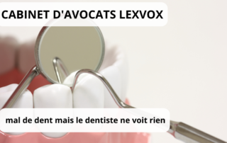 Mal de dent mais le dentiste ne voit rien