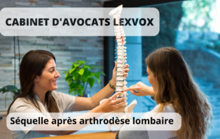 séquelle après arthrodèse lombaire