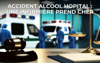 Accident alcool hopital​ : une infirmière prend cher