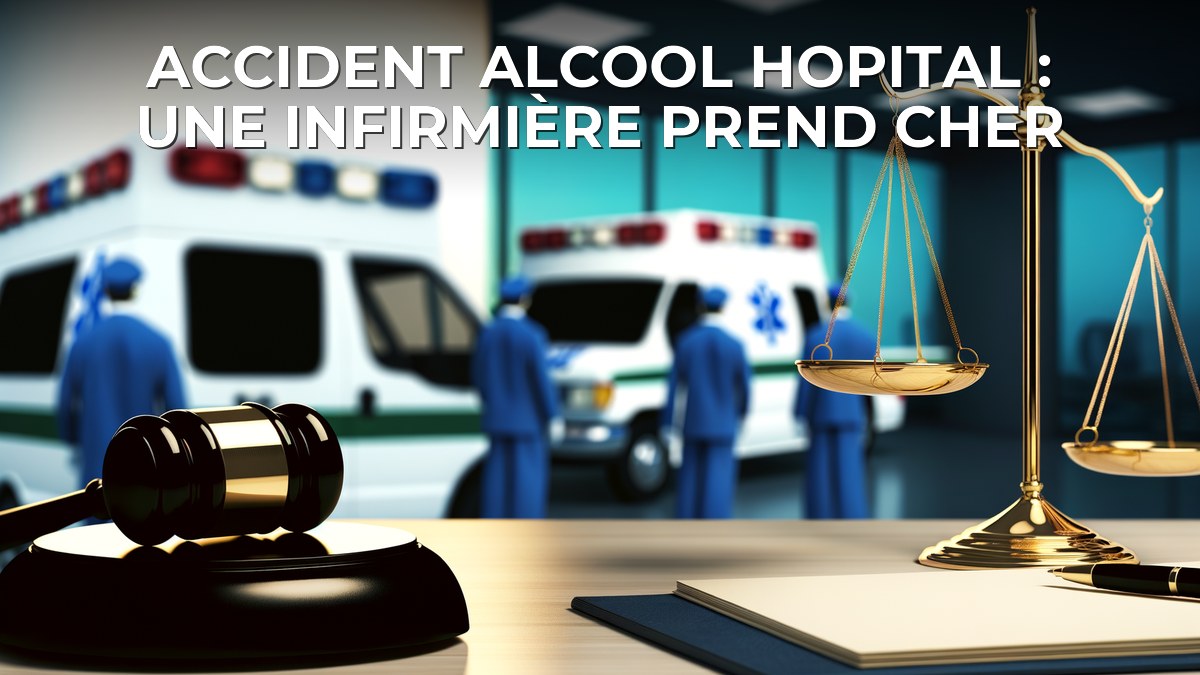 Accident alcool hopital​ : une infirmière prend cher