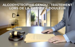 Algodystrophie genou : traitement lors de la phase de douleur