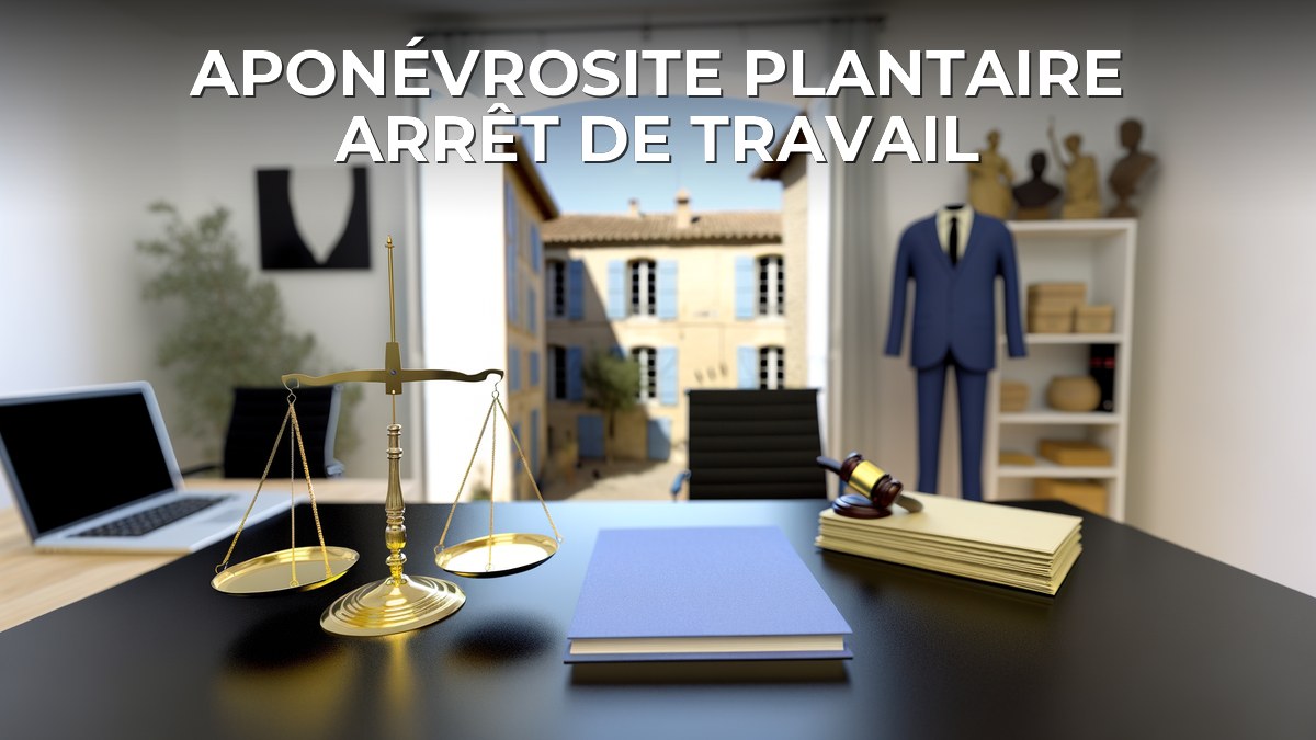 Aponévrosite plantaire arrêt de travail
