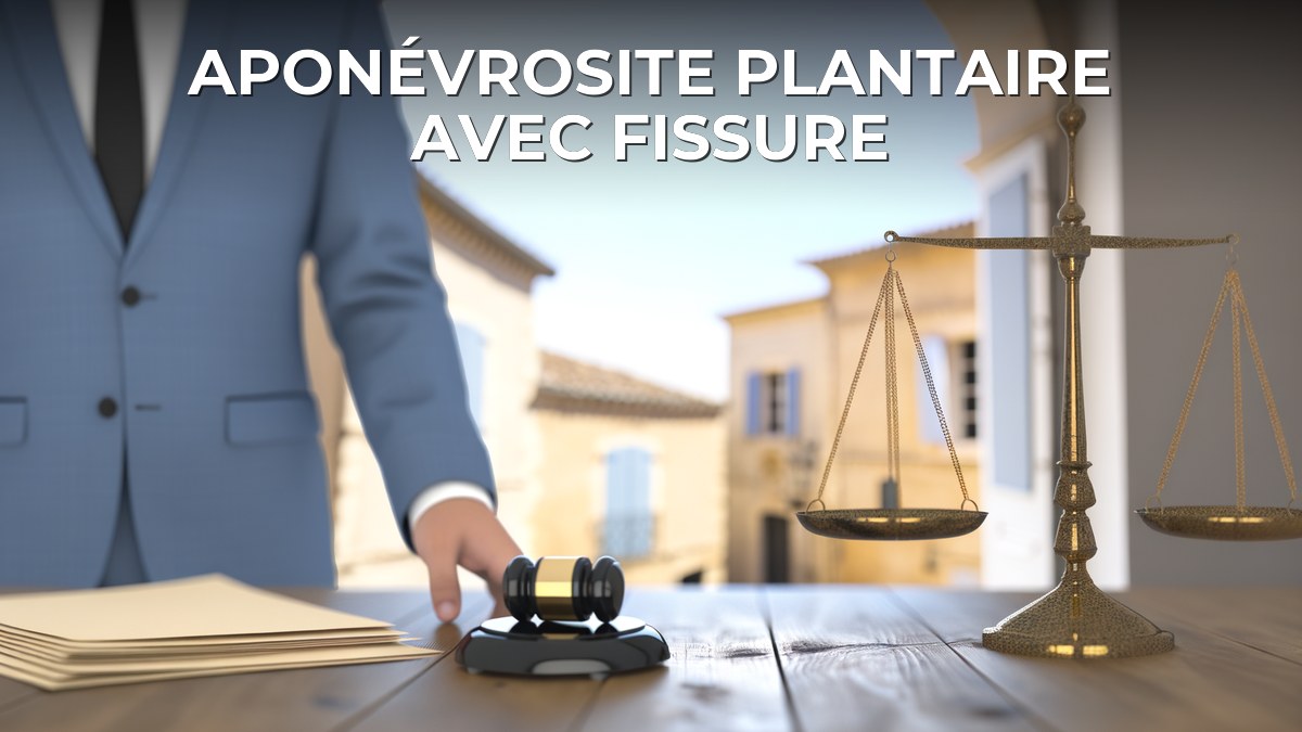 Aponévrosite plantaire avec fissure