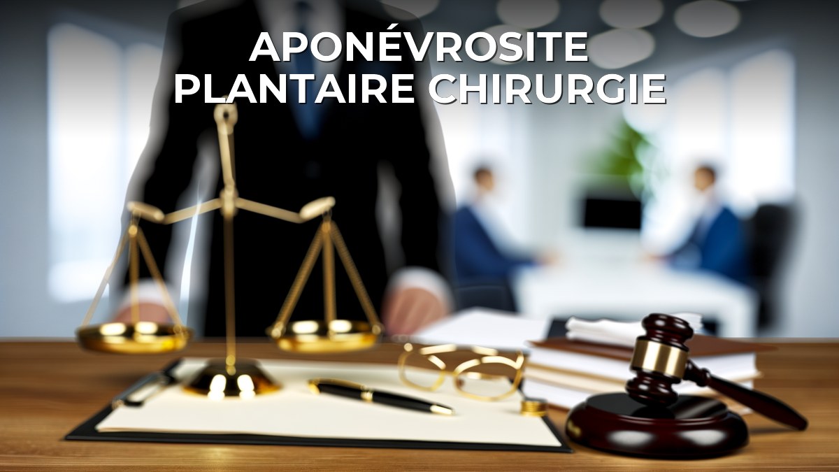 Aponévrosite plantaire chirurgie