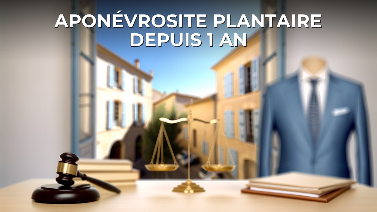 Aponévrosite plantaire depuis 1 an