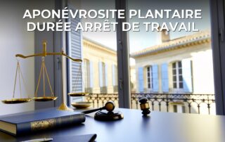 aponévrosite plantaire durée arrêt de travail