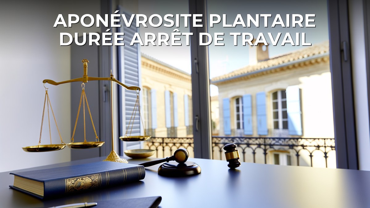 aponévrosite plantaire durée arrêt de travail