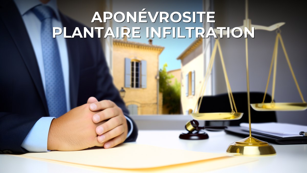 Aponévrosite plantaire infiltration