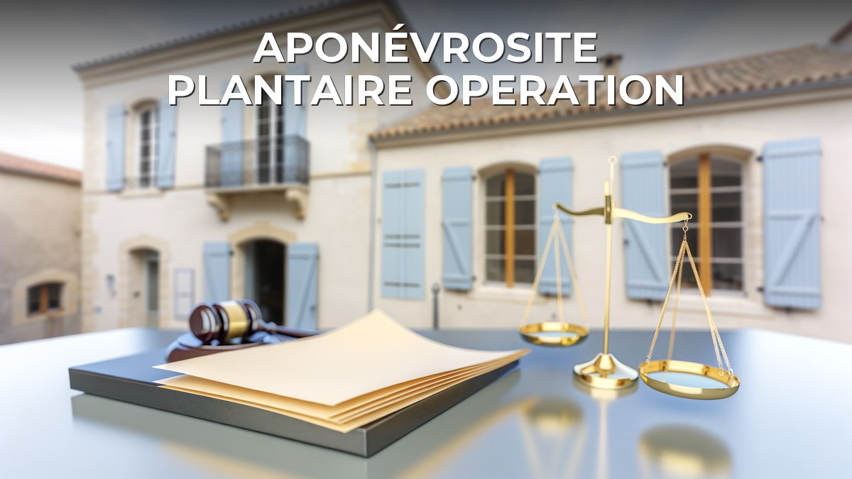 Aponévrosite plantaire operation