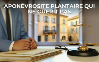 Aponévrosite plantaire qui ne guérit pas