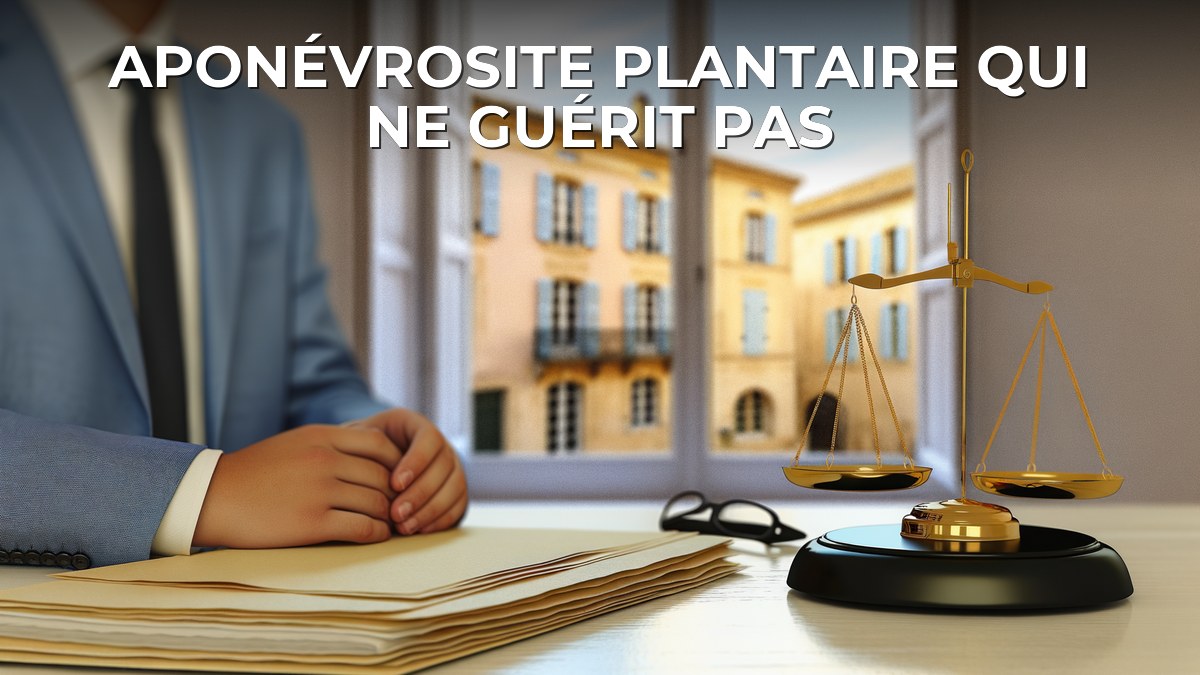 Aponévrosite plantaire qui ne guérit pas