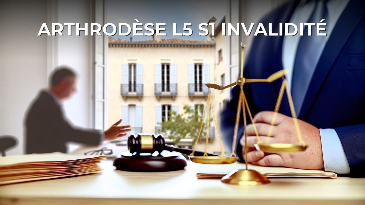 Arthrodèse l5 s1 invalidité