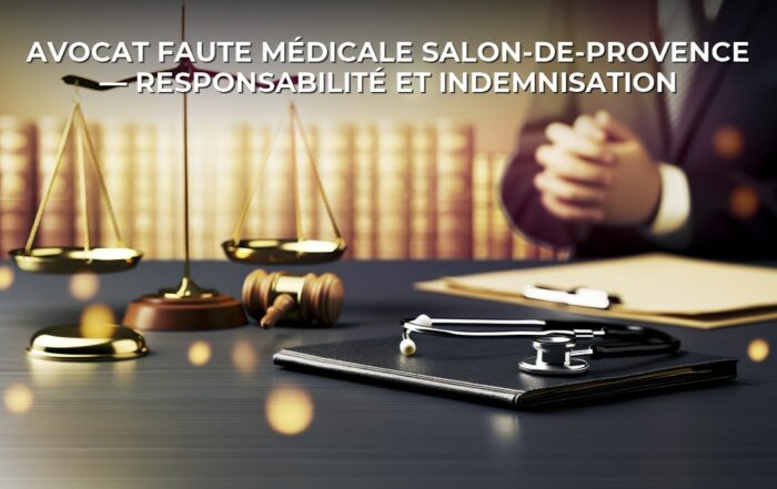 Avocat faute médicale Salon-de-Provence — Responsabilité et indemnisation