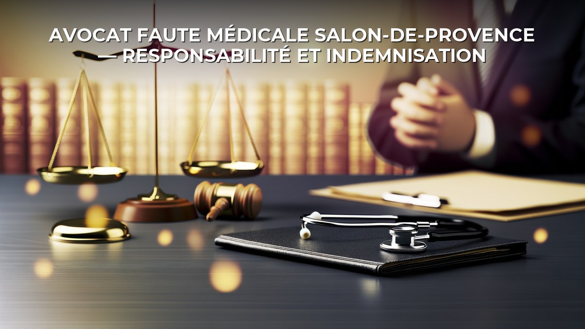Avocat faute médicale Salon-de-Provence — Responsabilité et indemnisation