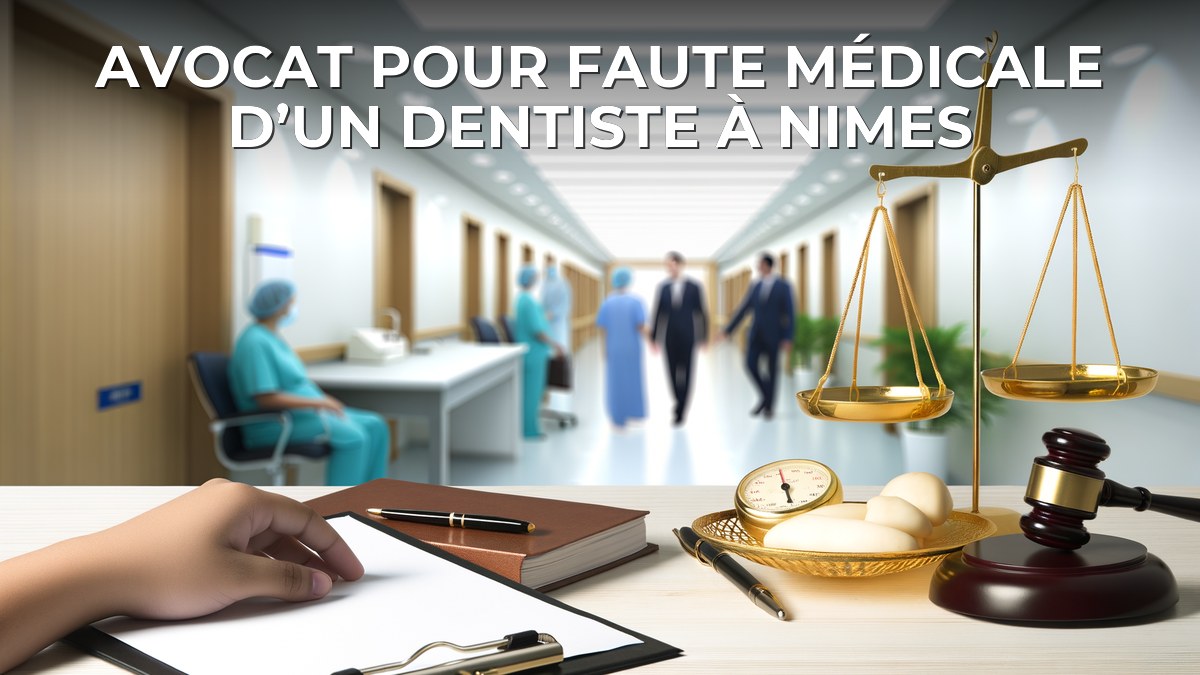 Avocat pour faute médicale d’un dentiste à Nimes