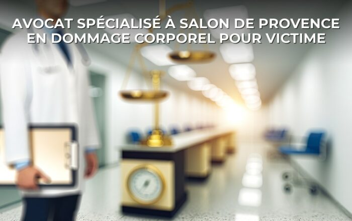 avocat spécialisé à Salon de provence en dommage corporel pour victime