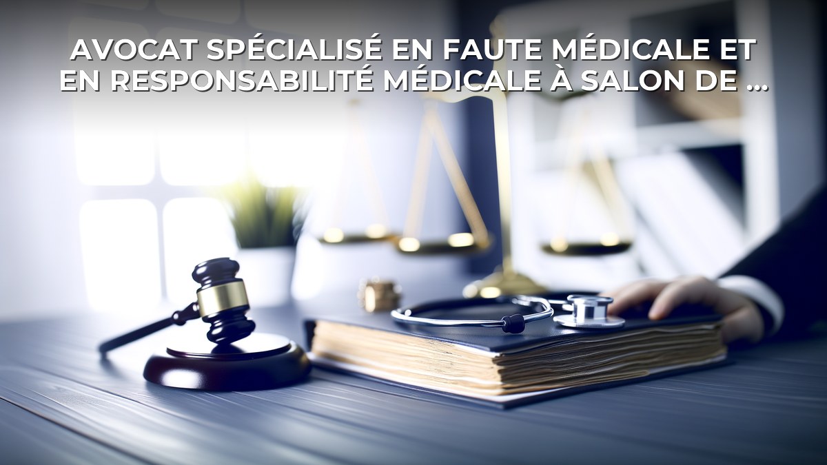 avocat spécialisé en faute médicale et en responsabilité médicale à Salon de provence