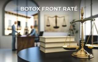 Botox front raté