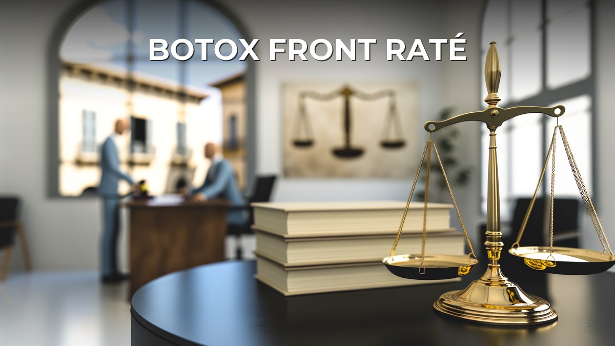 Botox front raté
