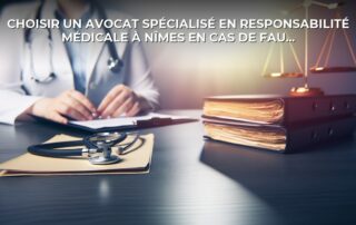 Choisir un avocat spécialisé en responsabilité médicale à Nîmes en cas de faute médicale