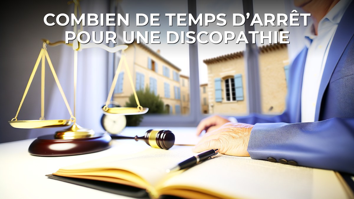 Combien de temps d’arrêt pour une discopathie
