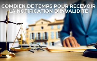 Combien de temps pour recevoir la notification d’invalidité