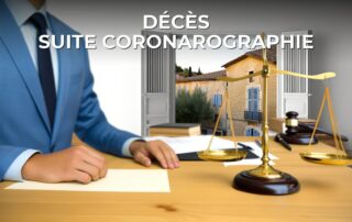 Décès suite coronarographie
