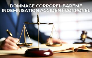 Dommage corporel bareme indemnisation accident corporel