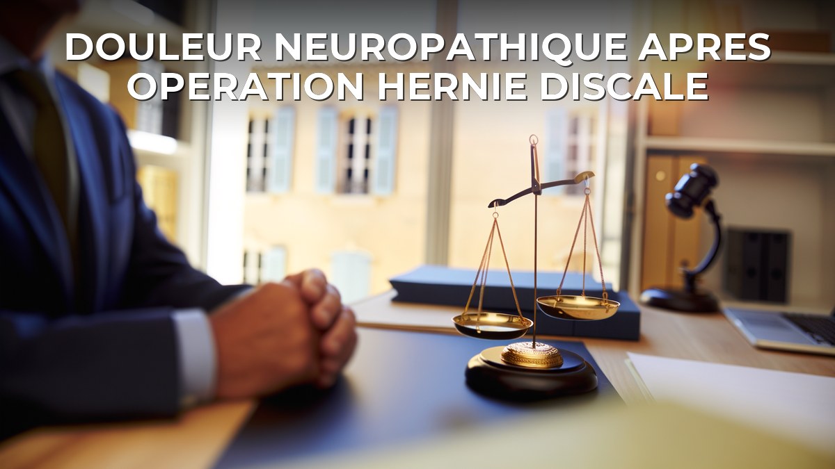 Douleur neuropathique apres operation hernie discale