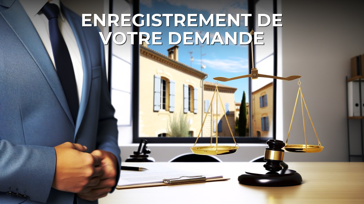 Enregistrement de votre demande