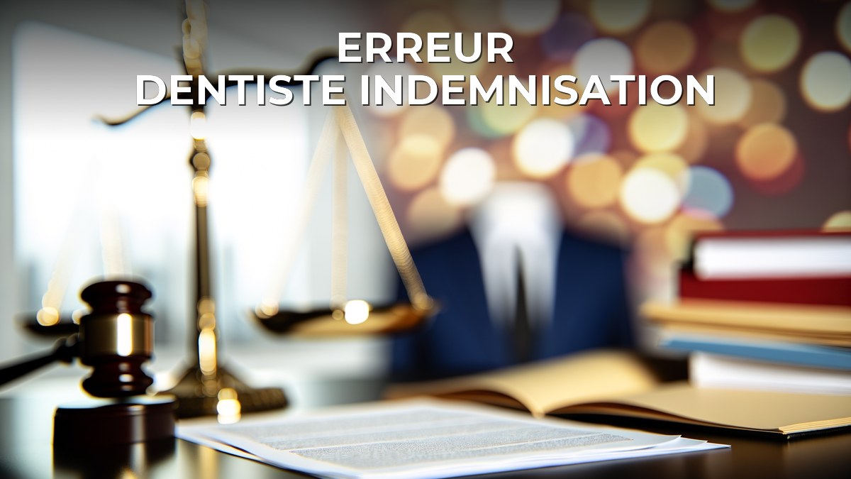 Erreur dentiste indemnisation