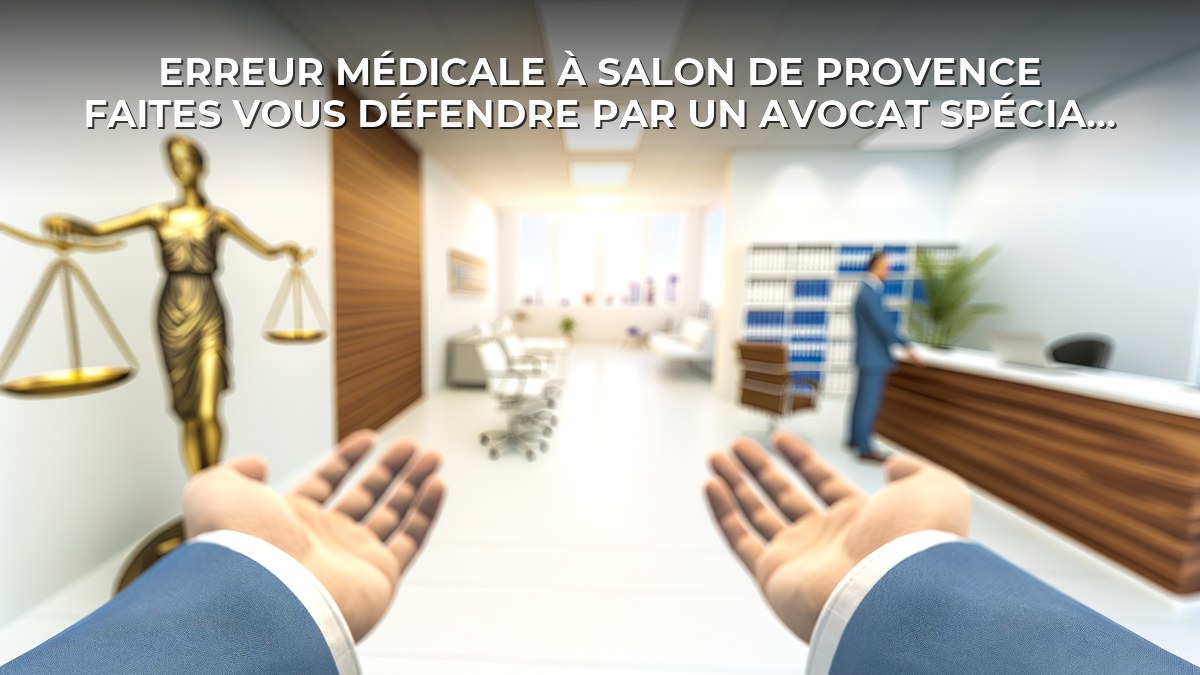 Erreur médicale à Salon de provence faites vous défendre par un avocat spécialisé