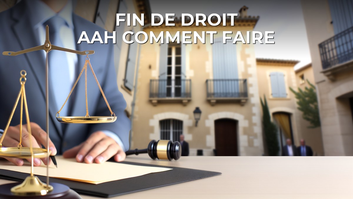 Fin de droit aah comment faire
