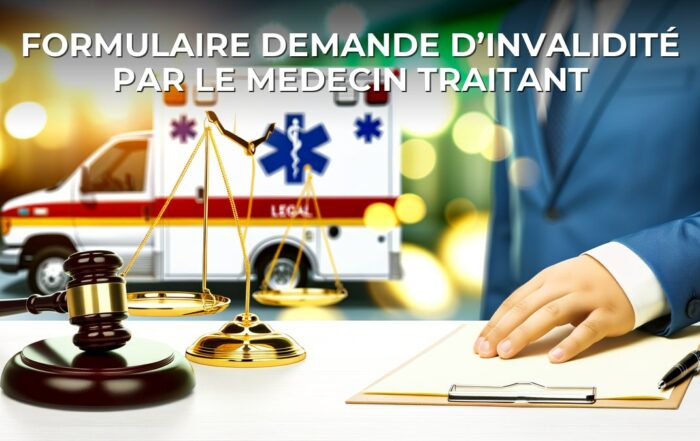 Formulaire demande d’invalidité par le medecin traitant