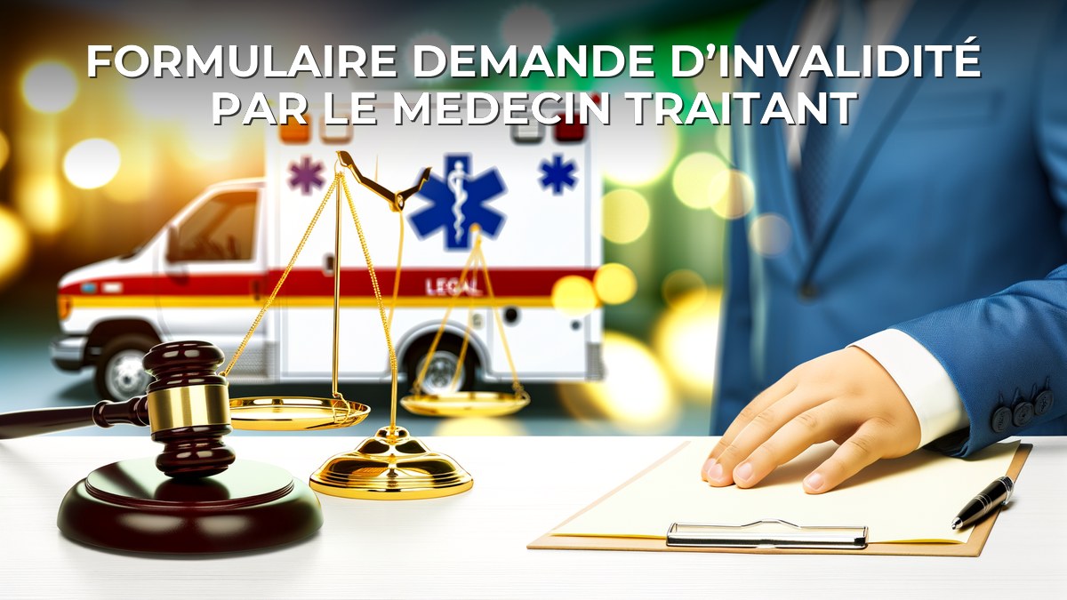 Formulaire demande d’invalidité par le medecin traitant