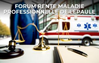Forum rente maladie professionnelle de lépaule