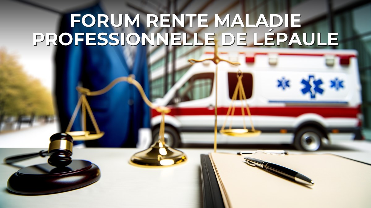 Forum rente maladie professionnelle de lépaule