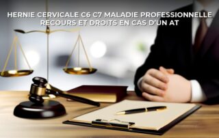 Hernie cervicale c6 c7 maladie professionnelle recours et droits en cas d’un AT