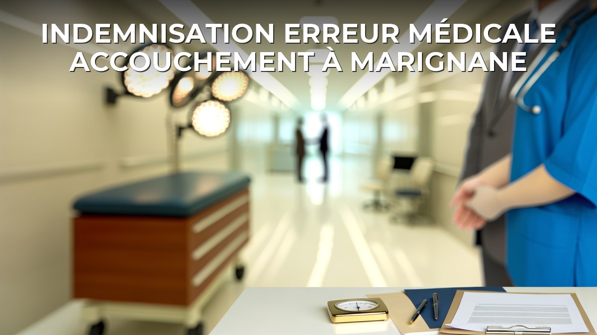 Indemnisation erreur médicale accouchement​ à Marignane