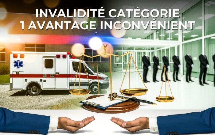 Invalidité catégorie 1 avantage inconvénient