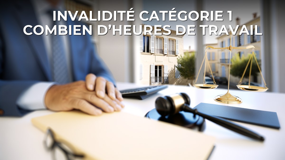 Invalidité catégorie 1 combien d’heures de travail