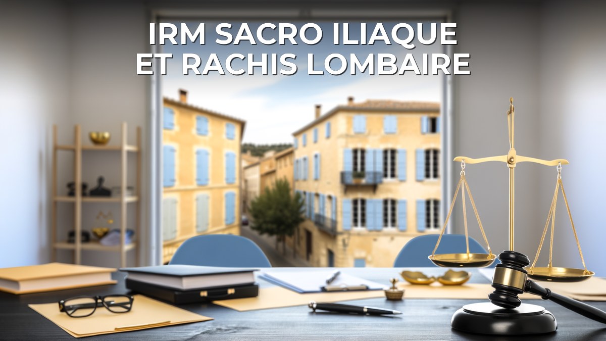IRM sacro iliaque et rachis lombaire