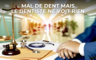 Mal de dent mais le dentiste ne voit rien