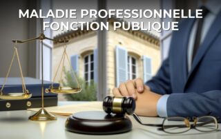 Maladie professionnelle fonction publique
