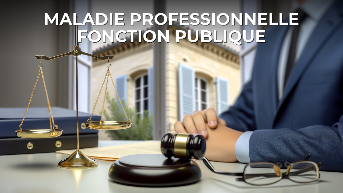 Maladie professionnelle fonction publique