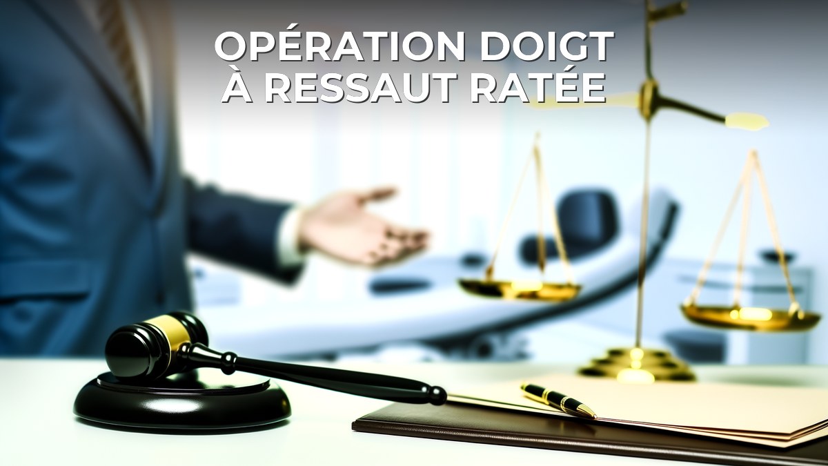 Opération doigt à ressaut ratée