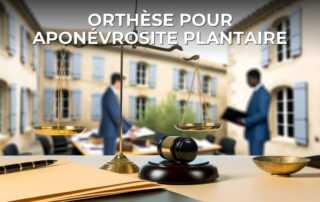 Orthèse pour aponévrosite plantaire