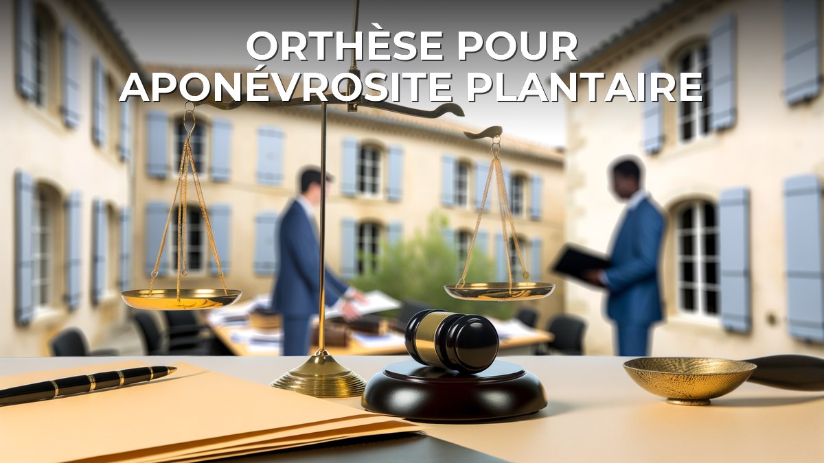 Orthèse pour aponévrosite plantaire
