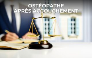 Ostéopathe après accouchement