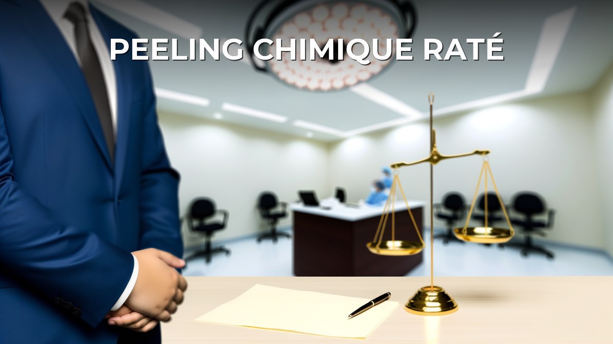 Peeling chimique raté